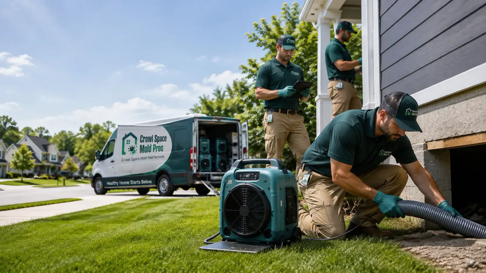 Crawl Space Mold Removal in Hopedale, MA